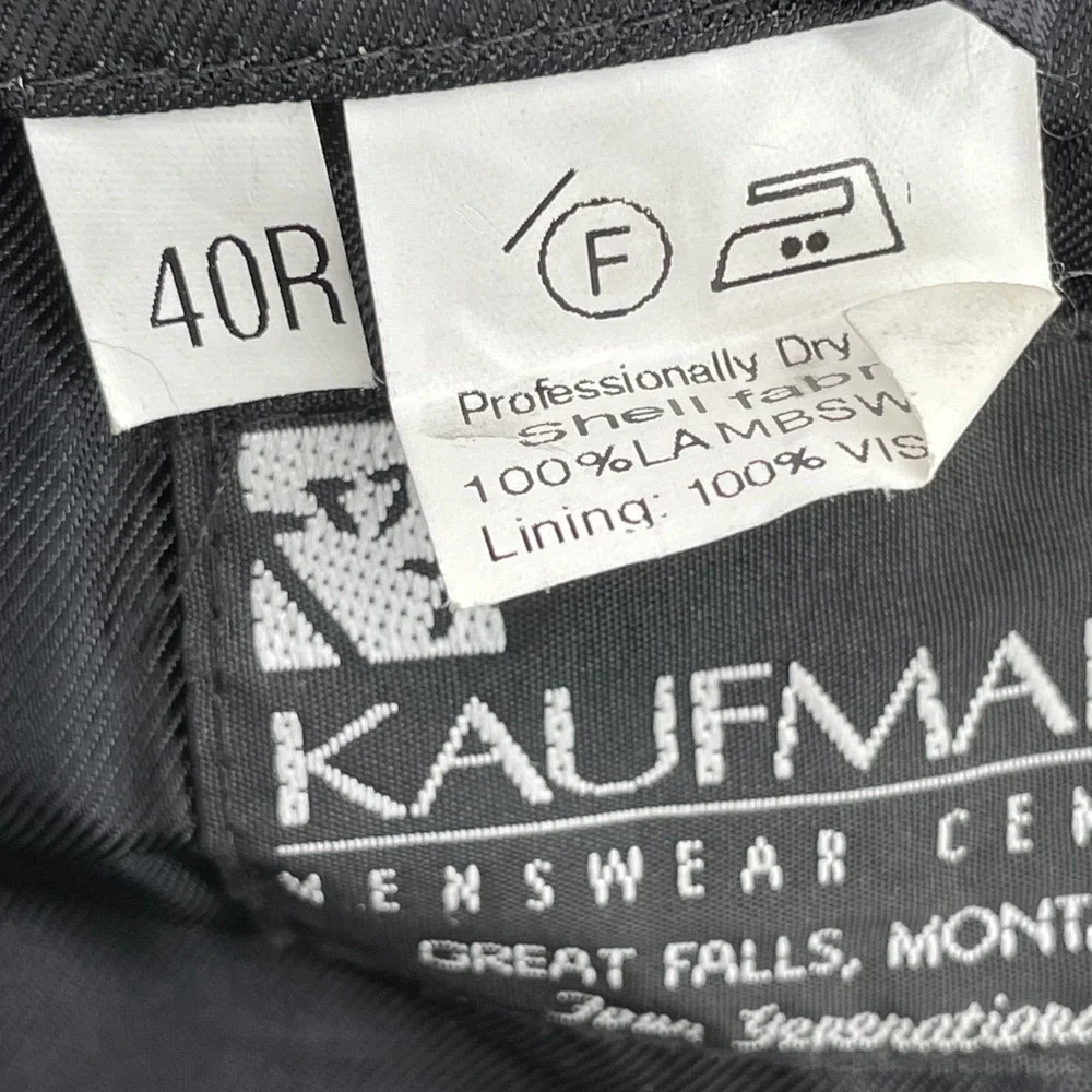 Millennium Collection Blazer Mens 40R 100% LambsWool Herringbone Corpcore Career
